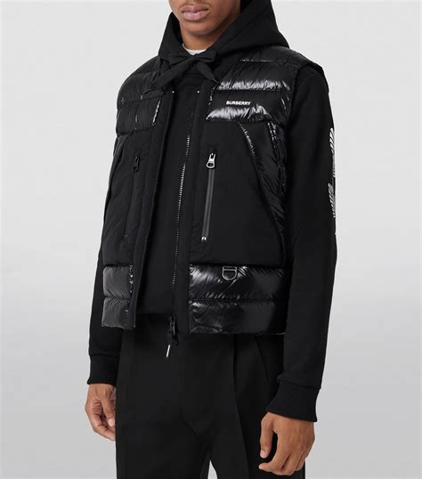 burberry biker gilet|burberry quilted puffer jacket.